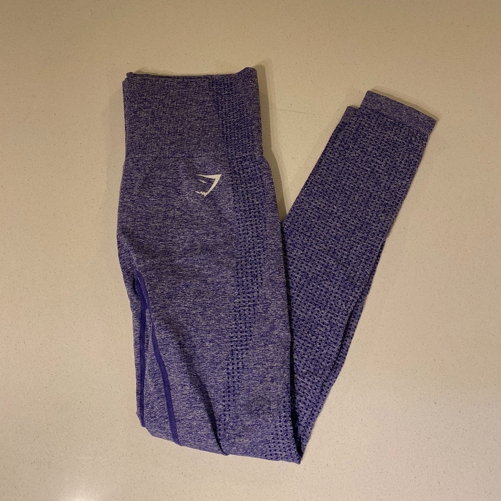 Gymshark Purple Marl Vital Seamless Leggings